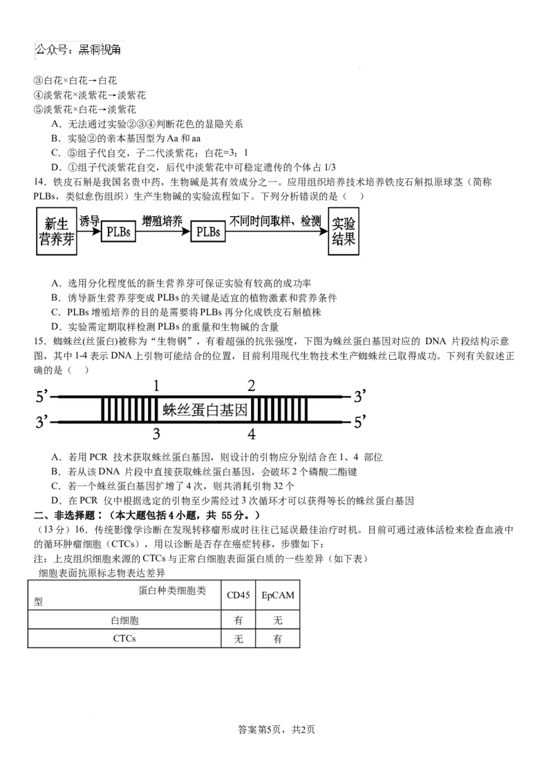 生物_2024-2025高三（6-6月题库）_2024年08月试卷_0812河南省许昌高级中学2024-2025学年高三上学期8月月考_河南省许昌市魏都区许昌高级中学2024-2025学年高三上学期8月月考生物试题