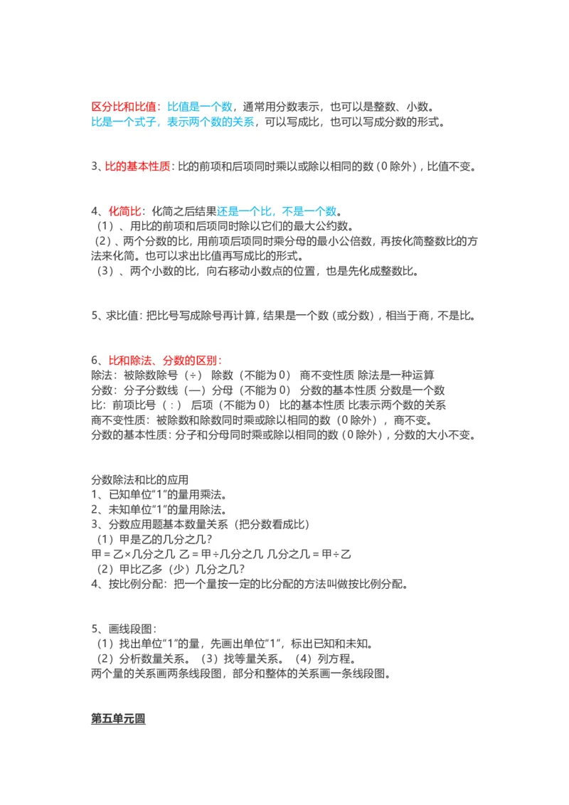 人教版六年级上册数学知识汇总_小学1-6年级全部试卷_数学_六年级_3-11-3、小学六年级数学上册_3-11-3-1、复习、知识点、归纳汇总_人教版