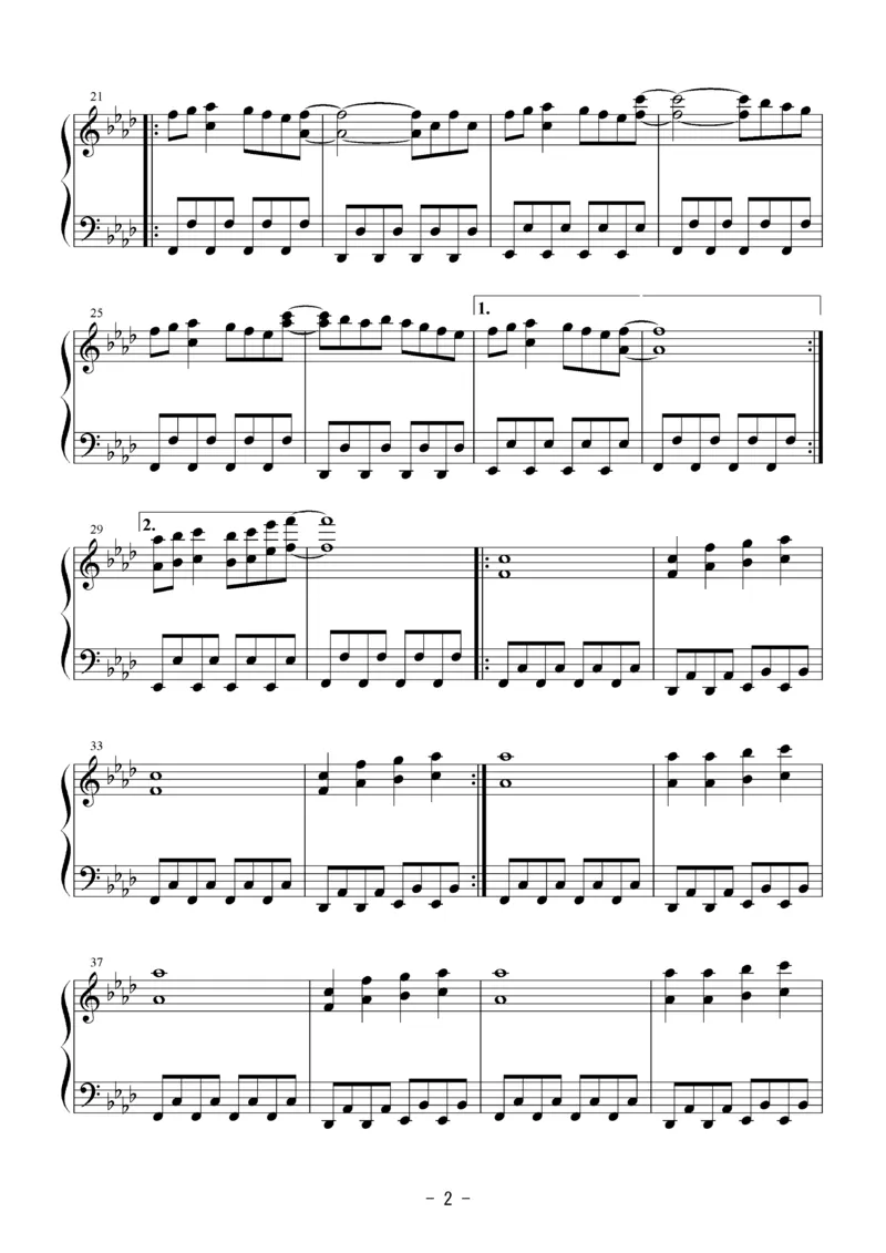 [Bosendorfer][easy][4]_一万首著名钢琴曲谱哈农贝多芬合集视频教学电子版高清无水印可打印_05动漫游戏钢琴谱合集_日系东方Project钢琴谱全集_东方project钢琴谱_10　恋色マスタースパーク