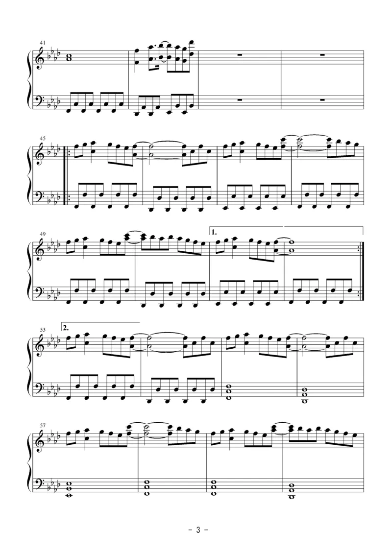 [Bosendorfer][easy][4]_一万首著名钢琴曲谱哈农贝多芬合集视频教学电子版高清无水印可打印_05动漫游戏钢琴谱合集_日系东方Project钢琴谱全集_东方project钢琴谱_10　恋色マスタースパーク