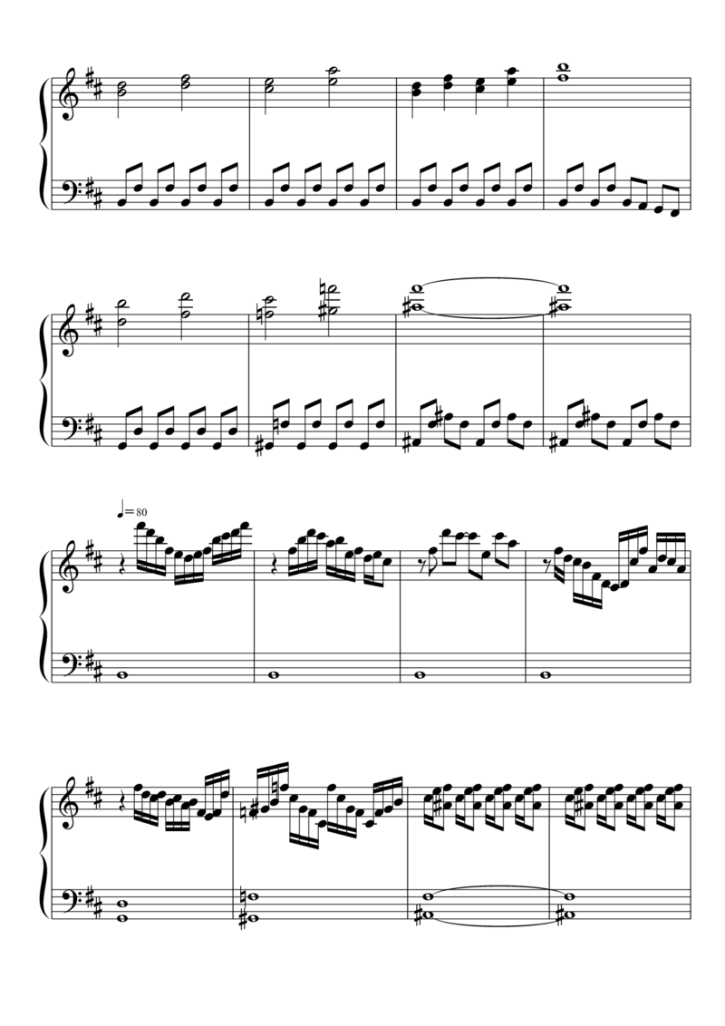 [東方ピアノEasyモード楽譜][easy][5]月の妖鳥、化猫の幻_一万首著名钢琴曲谱哈农贝多芬合集视频教学电子版高清无水印可打印_05动漫游戏钢琴谱合集_日系东方Project钢琴谱全集