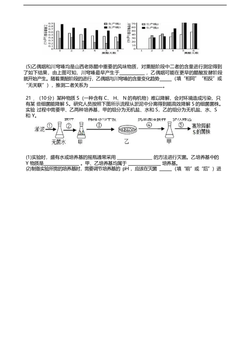 江苏省无锡市江阴市六校2024-2025学年高二下学期4月期中联考生物试卷（含答案）_2025年05月试卷_0504江苏省无锡市江阴市六校2024-2025学年高二下学期4月期中联考试题