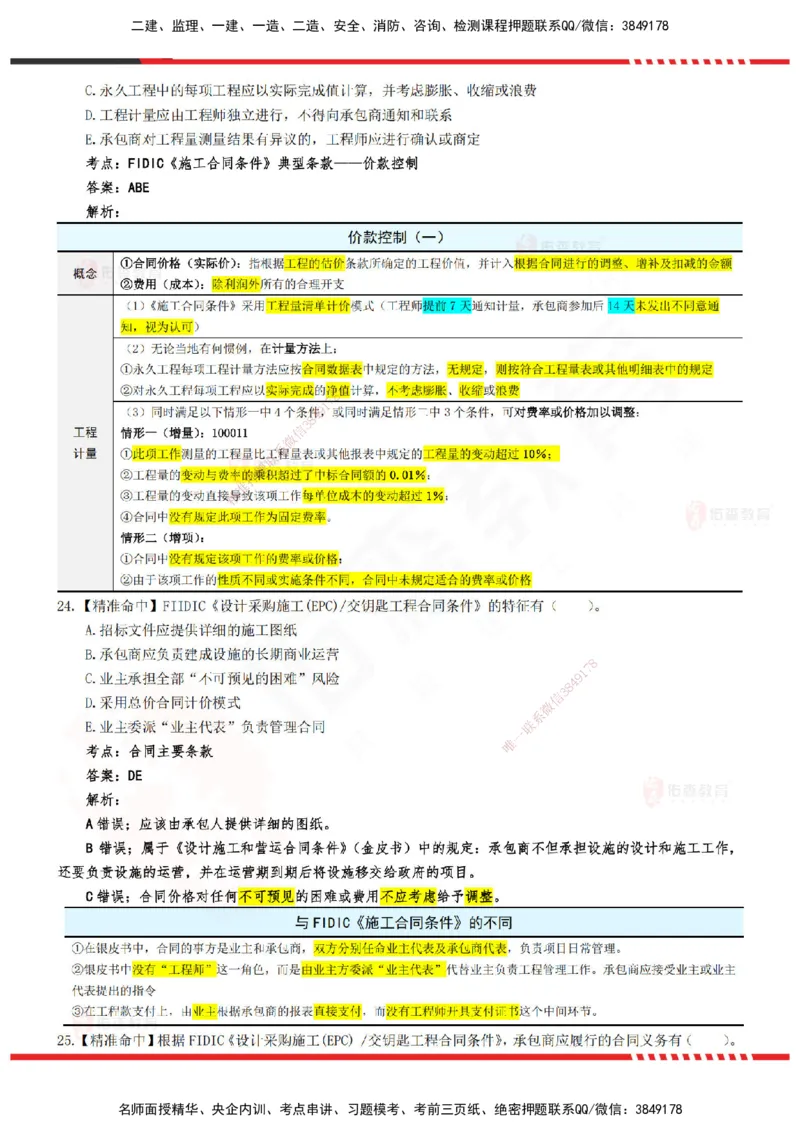 YS-监理合同-精准命中卷B-答案_监理工程师_2025监理工程师_2025年监理工程师SVIP_2025年监理合同管理SVIP_05-考前密训✿央企特训✿机构普押_18-合同《精准命中ABC卷》YS