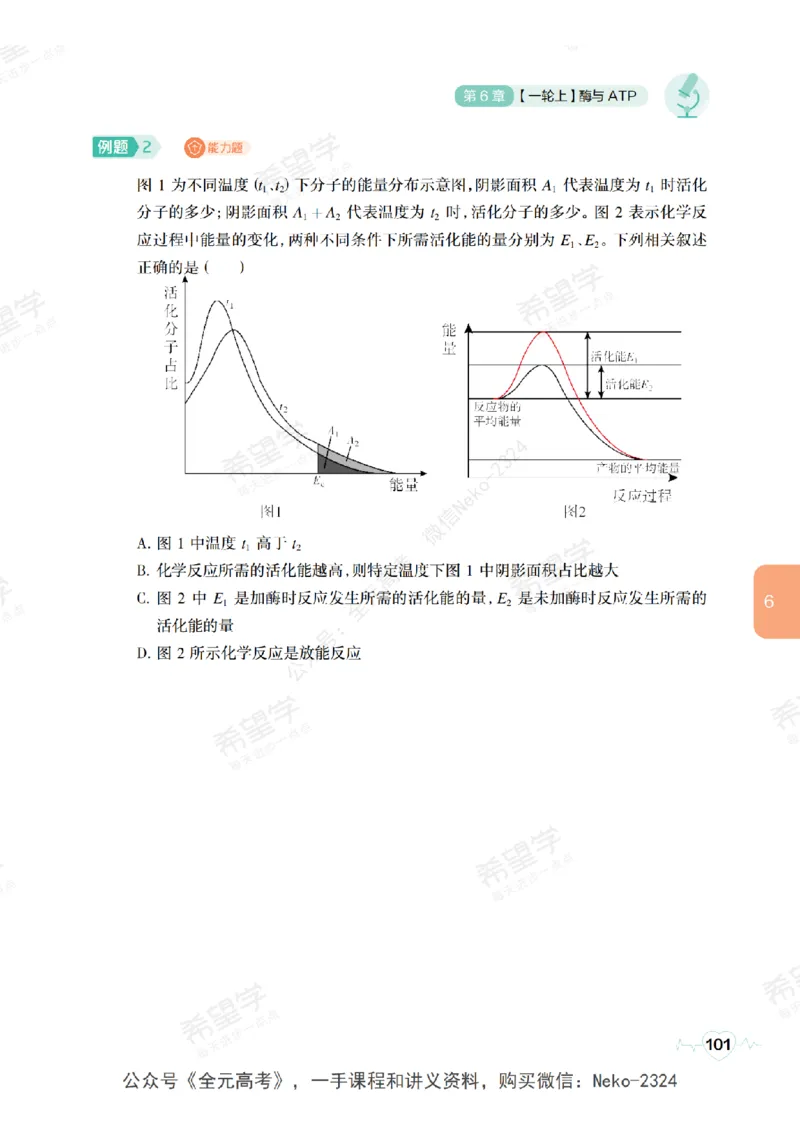 高三生物培训班学习用书（秋季第一册-全国版-S）-正文_2024-2025高三（6-6月题库）_2024年09月试卷_段麟飞