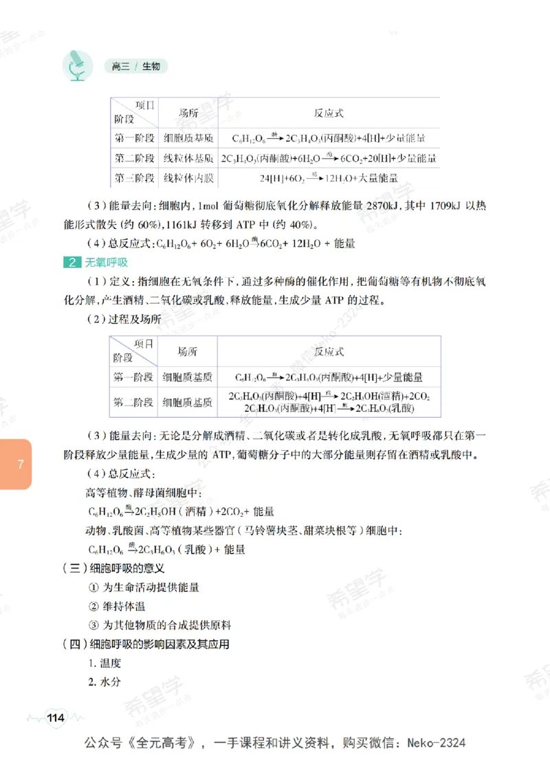 高三生物培训班学习用书（秋季第一册-全国版-S）-正文_2024-2025高三（6-6月题库）_2024年09月试卷_段麟飞