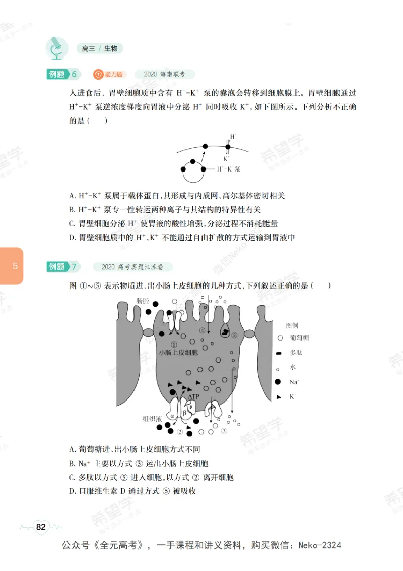 高三生物培训班学习用书（秋季第一册-全国版-S）-正文_2024-2025高三（6-6月题库）_2024年09月试卷_段麟飞