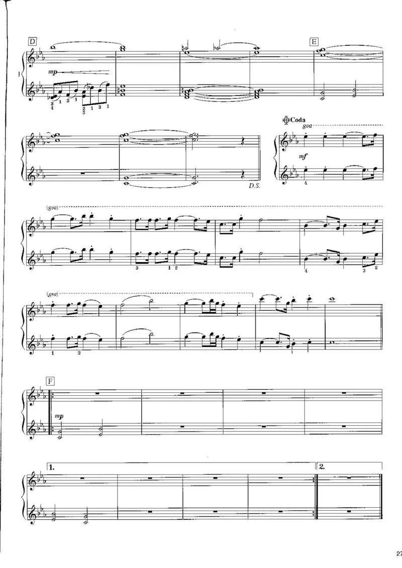 久石让谱集5(四手分谱)_一万首著名钢琴曲谱哈农贝多芬合集视频教学电子版高清无水印可打印_02现代钢琴谱合集_久石让钢琴谱全集