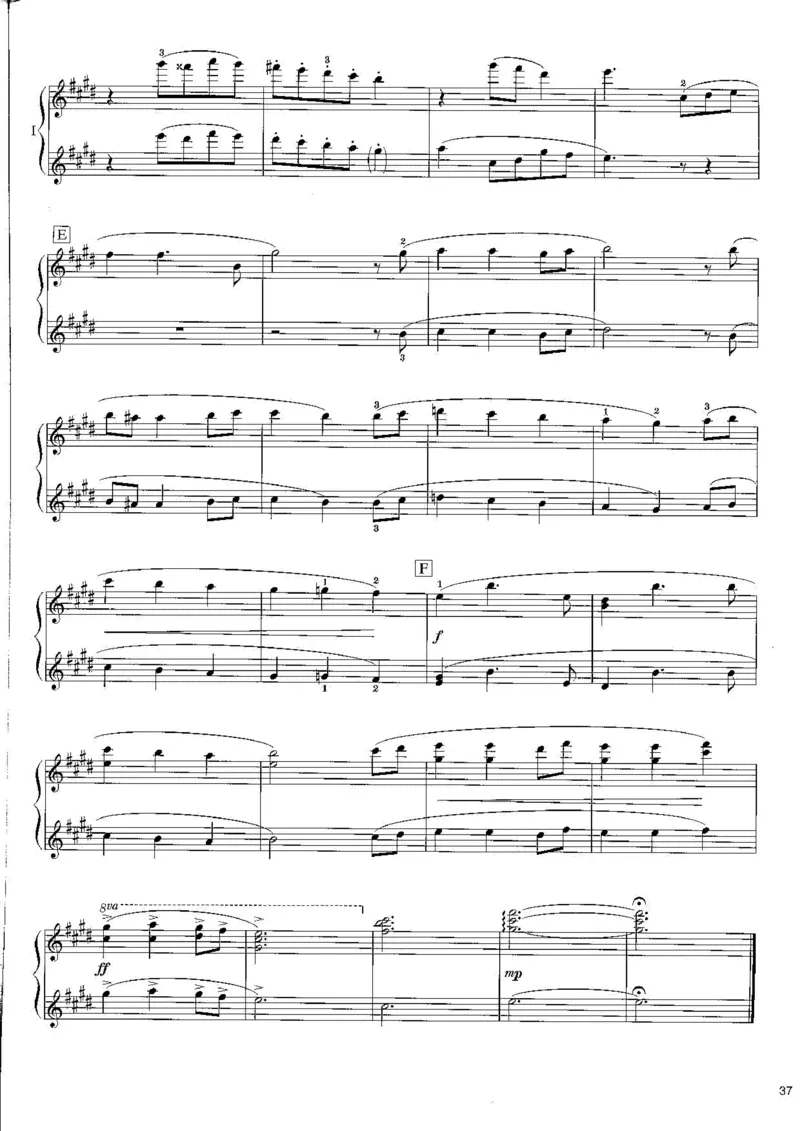 久石让谱集5(四手分谱)_一万首著名钢琴曲谱哈农贝多芬合集视频教学电子版高清无水印可打印_02现代钢琴谱合集_久石让钢琴谱全集