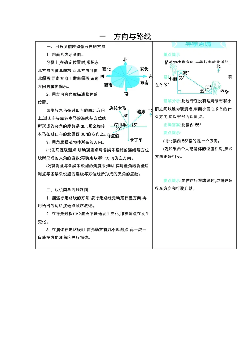 五年级上册数学冀教版知识要点_小学1-6年级全部试卷_数学_五年级_3-10-3、小学五年级数学上册_3-10-3-1、复习、知识点、归纳汇总_冀教版