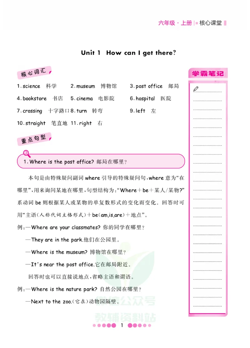 六年级上册英语人教PEP版知识清单_小学1-6年级全部试卷_英语_六年级_3-11-5、小学六年级英语上册_3-11-5-1、复习、知识点、归纳汇总_人教PEP版