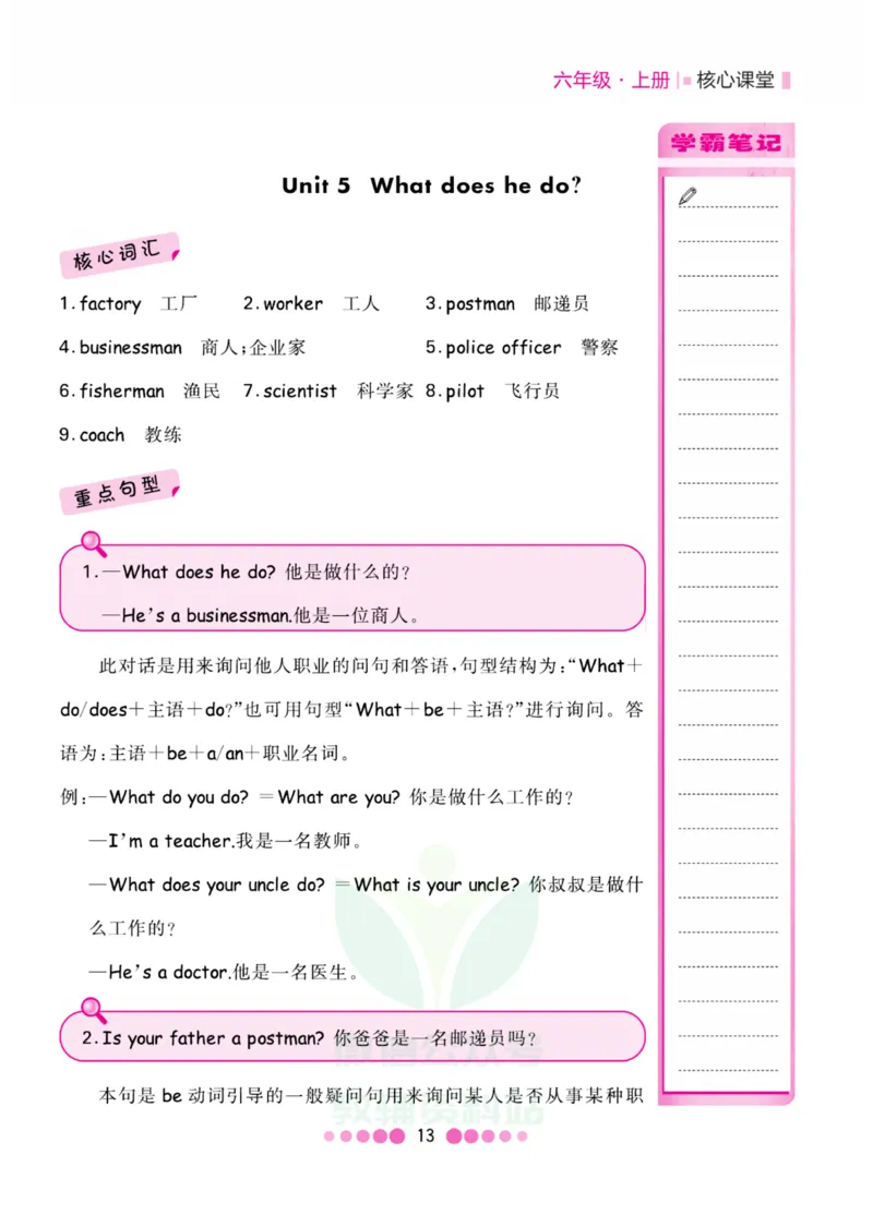 六年级上册英语人教PEP版知识清单_小学1-6年级全部试卷_英语_六年级_3-11-5、小学六年级英语上册_3-11-5-1、复习、知识点、归纳汇总_人教PEP版