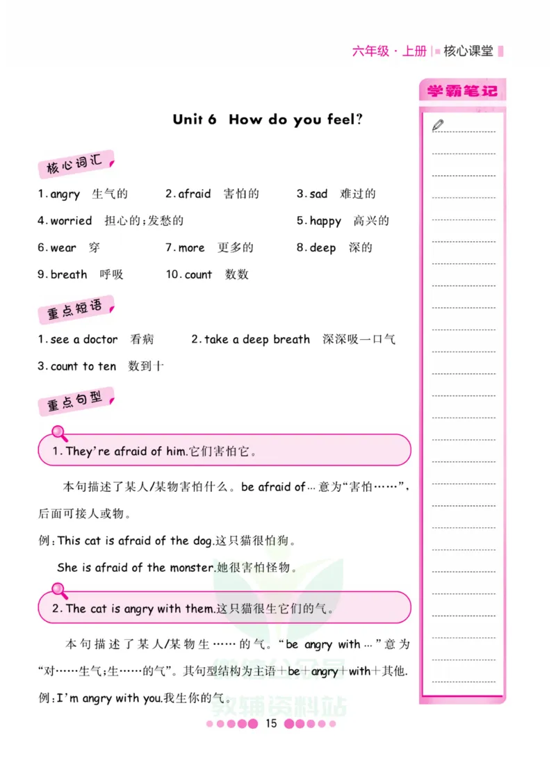 六年级上册英语人教PEP版知识清单_小学1-6年级全部试卷_英语_六年级_3-11-5、小学六年级英语上册_3-11-5-1、复习、知识点、归纳汇总_人教PEP版