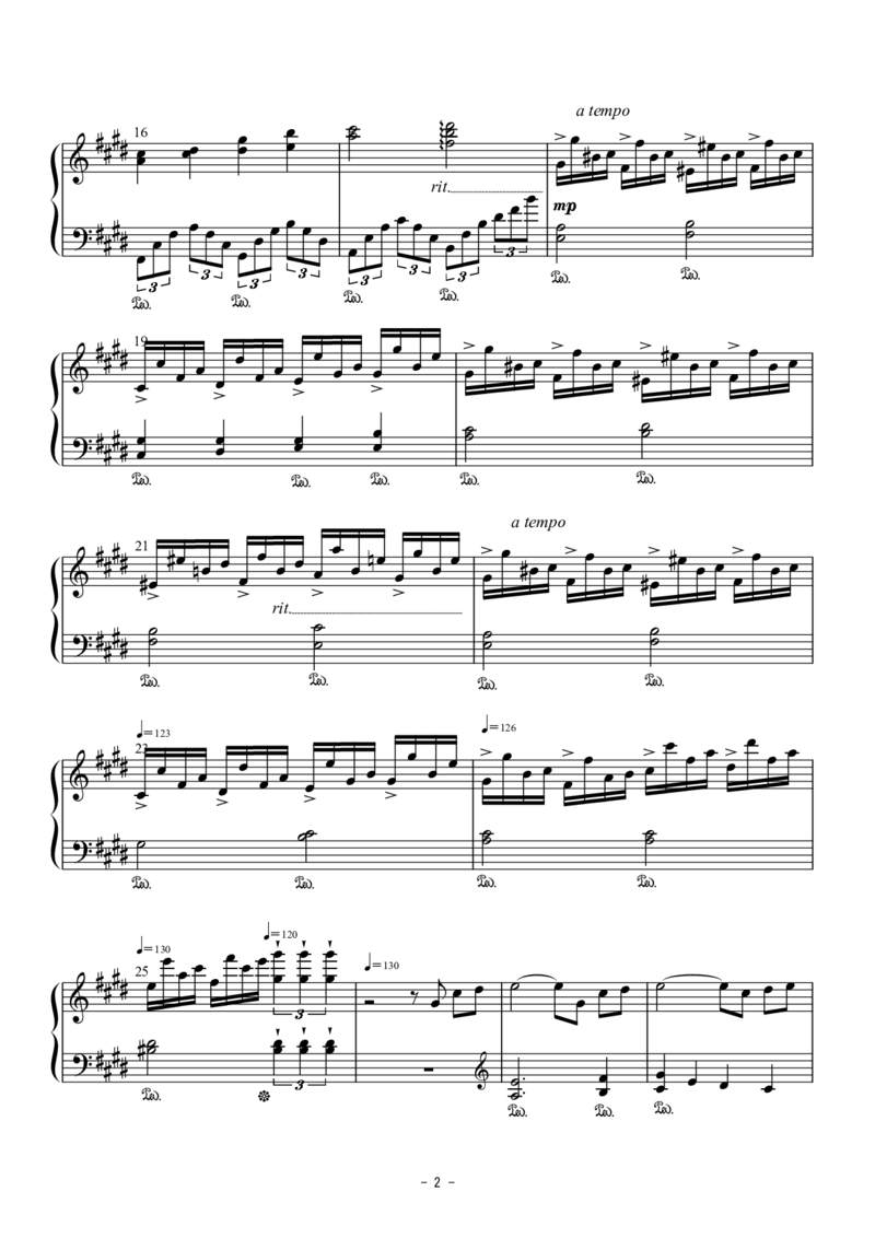 [焦げた幻想郷][lunatic][8]幽桜幻想曲_一万首著名钢琴曲谱哈农贝多芬合集视频教学电子版高清无水印可打印_05动漫游戏钢琴谱合集_日系东方Project钢琴谱全集_东方project钢琴谱