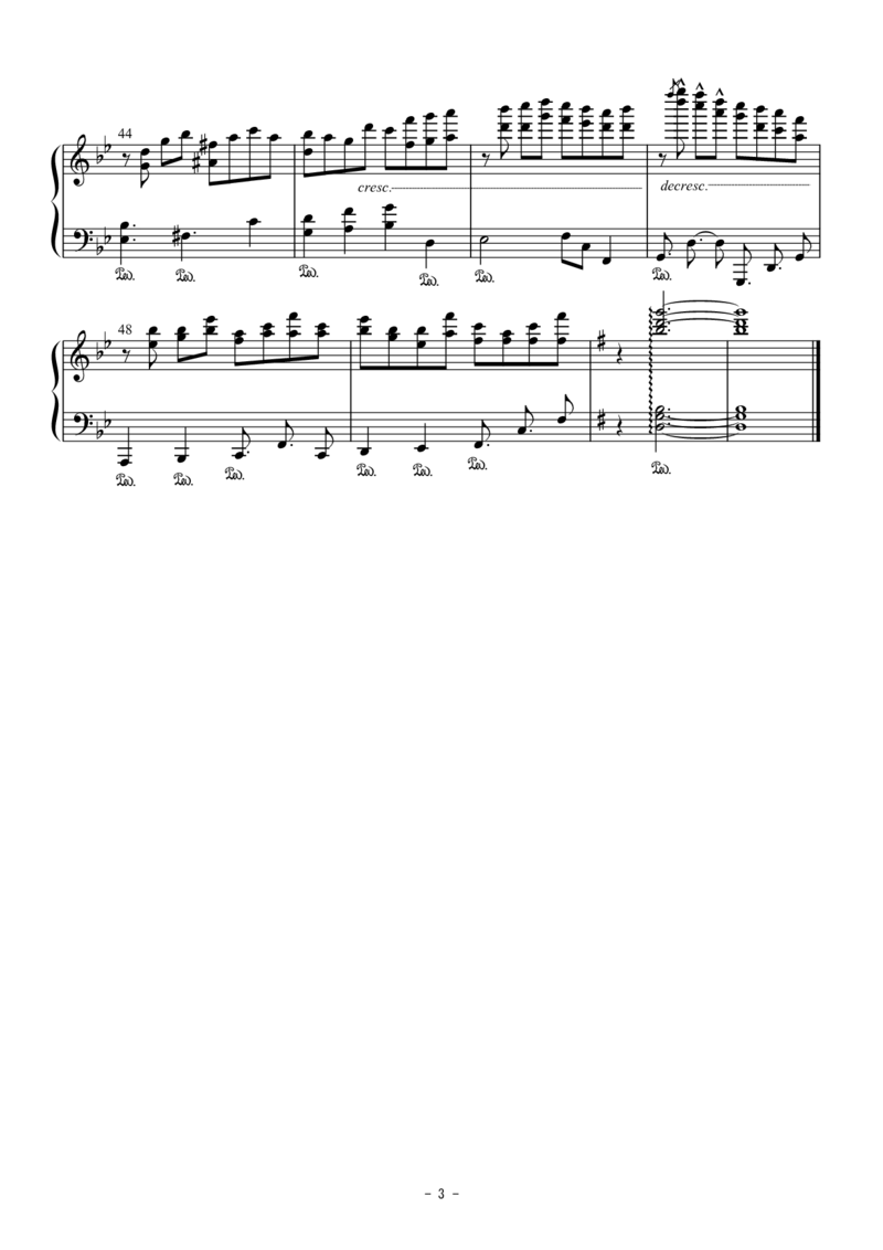 [焦げた幻想郷][normal][3]_一万首著名钢琴曲谱哈农贝多芬合集视频教学电子版高清无水印可打印_05动漫游戏钢琴谱合集_日系东方Project钢琴谱全集_东方project钢琴谱