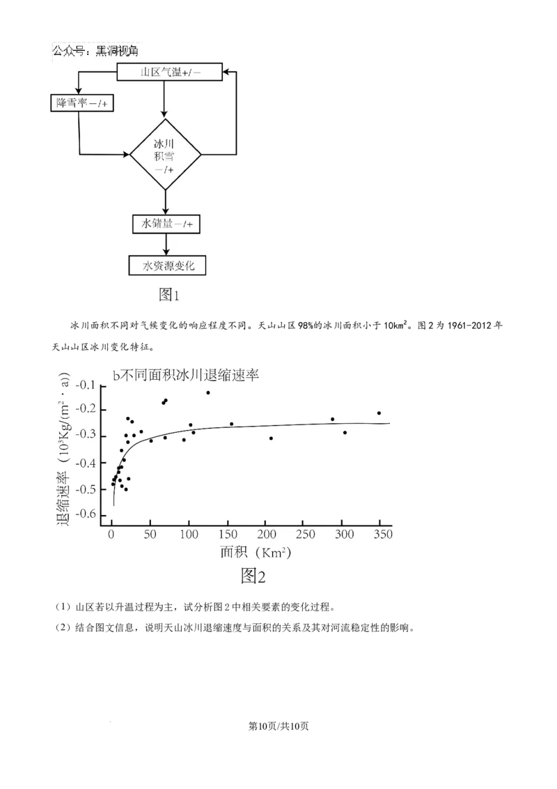 精品解析：辽宁省沈文新高考研究联盟2024-2025学年高三上学期8月月度质量监测暨第零次诊断测试地理试题（原卷版）_2024-2025高三（6-6月题库）_2024年08月试卷