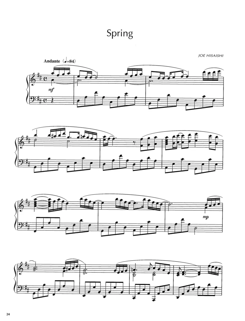 久石让谱集6_一万首著名钢琴曲谱哈农贝多芬合集视频教学电子版高清无水印可打印_02现代钢琴谱合集_久石让钢琴谱全集