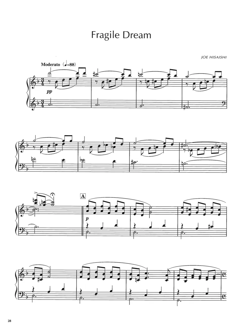 久石让谱集6_一万首著名钢琴曲谱哈农贝多芬合集视频教学电子版高清无水印可打印_02现代钢琴谱合集_久石让钢琴谱全集