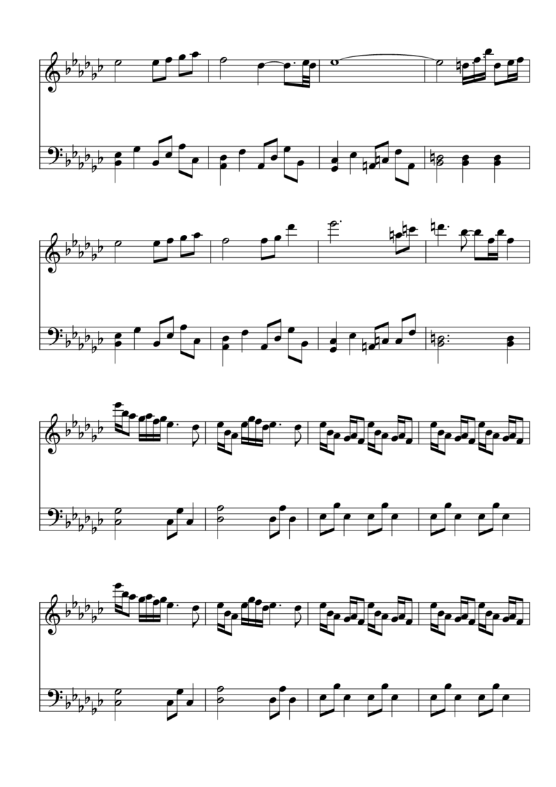 [東方ピアノEasyモード楽譜][normal][5]科学世紀の少年少女_一万首著名钢琴曲谱哈农贝多芬合集视频教学电子版高清无水印可打印_05动漫游戏钢琴谱合集_日系东方Project钢琴谱全集