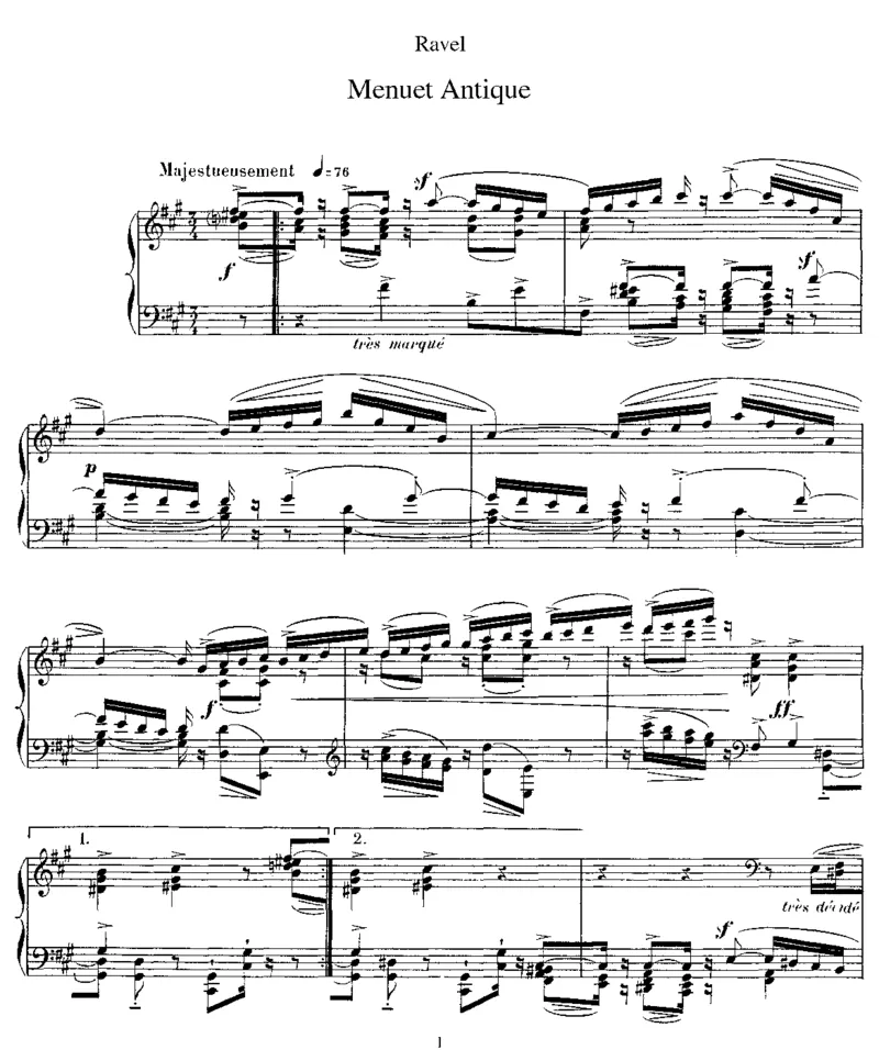 古风小步舞曲_一万首著名钢琴曲谱哈农贝多芬合集视频教学电子版高清无水印可打印_1古典钢琴知名音乐家谱_拉威尔钢琴谱全集