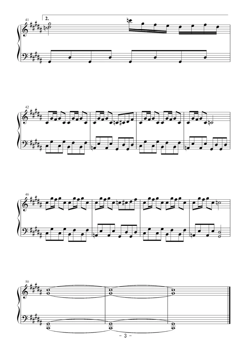 [Bosendorfer][easy][3]_一万首著名钢琴曲谱哈农贝多芬合集视频教学电子版高清无水印可打印_05动漫游戏钢琴谱合集_日系东方Project钢琴谱全集_东方project钢琴谱_968