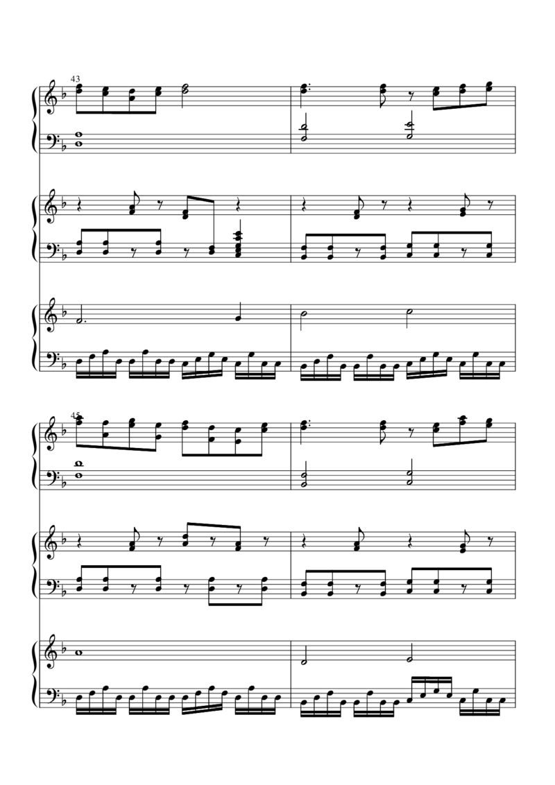 [nico][normal][12]verLastWord_一万首著名钢琴曲谱哈农贝多芬合集视频教学电子版高清无水印可打印_05动漫游戏钢琴谱合集_日系东方Project钢琴谱全集_东方project钢琴谱_21　東方妖怪小町