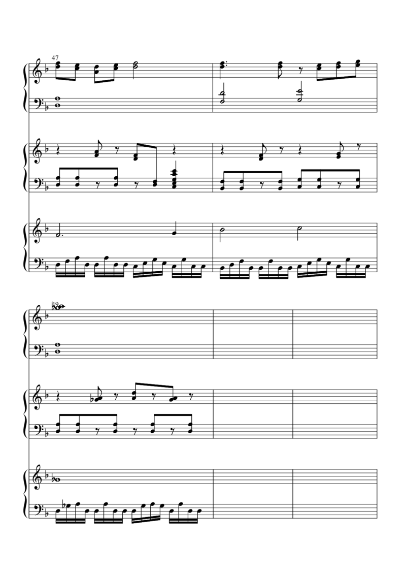 [nico][normal][12]verLastWord_一万首著名钢琴曲谱哈农贝多芬合集视频教学电子版高清无水印可打印_05动漫游戏钢琴谱合集_日系东方Project钢琴谱全集_东方project钢琴谱_21　東方妖怪小町