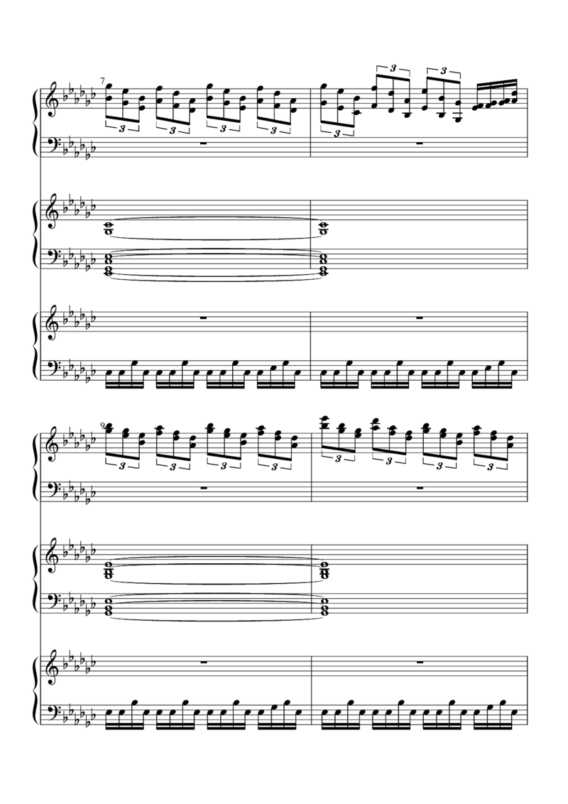 [nico][normal][12]verLastWord_一万首著名钢琴曲谱哈农贝多芬合集视频教学电子版高清无水印可打印_05动漫游戏钢琴谱合集_日系东方Project钢琴谱全集_东方project钢琴谱_21　東方妖怪小町