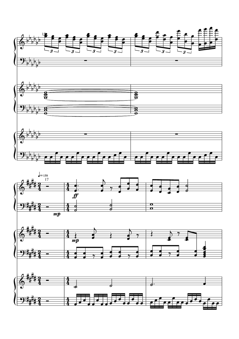 [nico][normal][12]verLastWord_一万首著名钢琴曲谱哈农贝多芬合集视频教学电子版高清无水印可打印_05动漫游戏钢琴谱合集_日系东方Project钢琴谱全集_东方project钢琴谱_21　東方妖怪小町