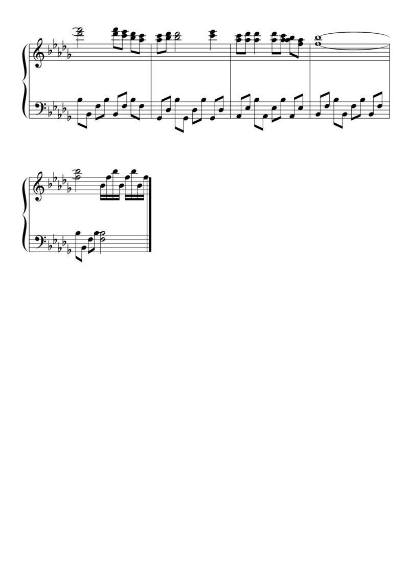 [東方ピアノEasyモード楽譜][normal][5]_一万首著名钢琴曲谱哈农贝多芬合集视频教学电子版高清无水印可打印_05动漫游戏钢琴谱合集_日系东方Project钢琴谱全集_东方project钢琴谱