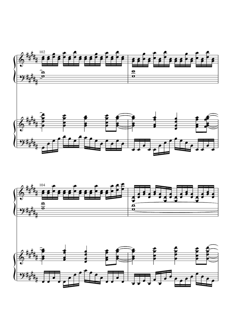 [nico][lunatic][29]_一万首著名钢琴曲谱哈农贝多芬合集视频教学电子版高清无水印可打印_05动漫游戏钢琴谱合集_日系东方Project钢琴谱全集_东方project钢琴谱_18　ネクロファンタジア