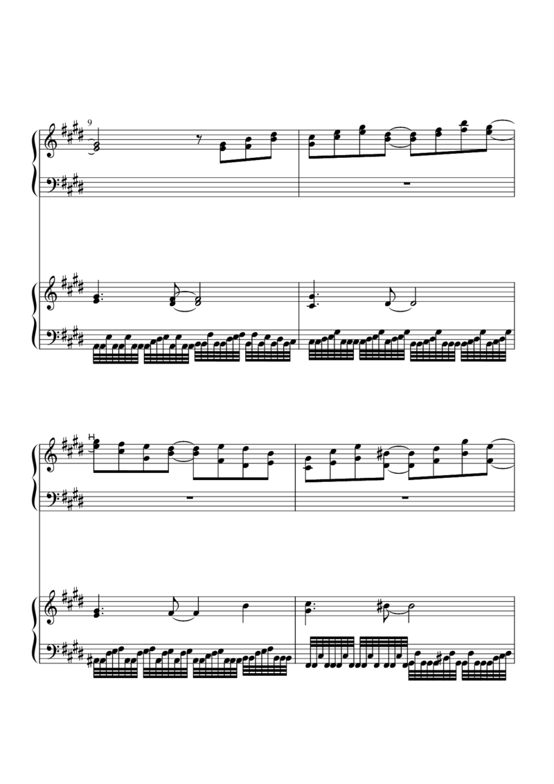 [nico][lunatic][29]_一万首著名钢琴曲谱哈农贝多芬合集视频教学电子版高清无水印可打印_05动漫游戏钢琴谱合集_日系东方Project钢琴谱全集_东方project钢琴谱_18　ネクロファンタジア