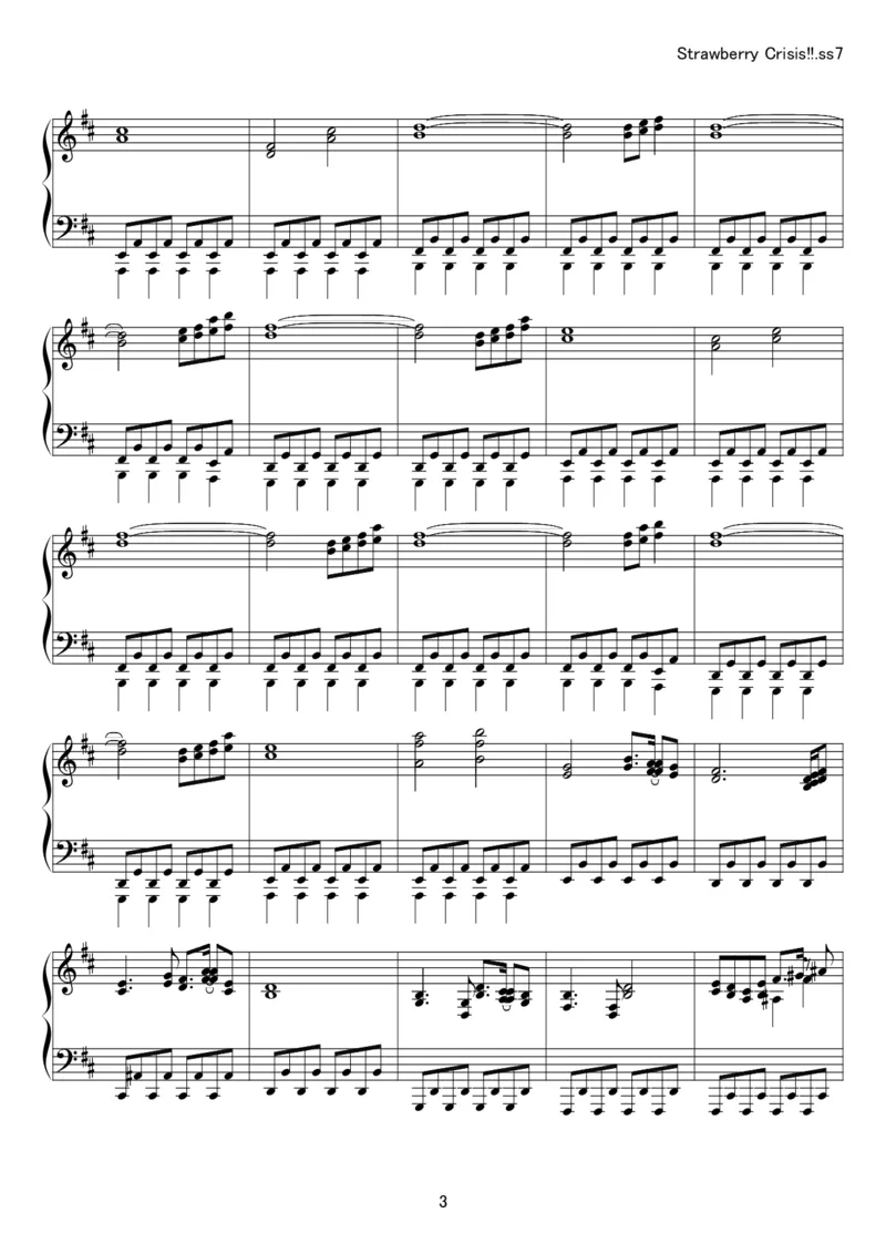 [kituneyuu][normal][4]_一万首著名钢琴曲谱哈农贝多芬合集视频教学电子版高清无水印可打印_05动漫游戏钢琴谱合集_日系东方Project钢琴谱全集_东方project钢琴谱_12　StrawberryCrisis!!