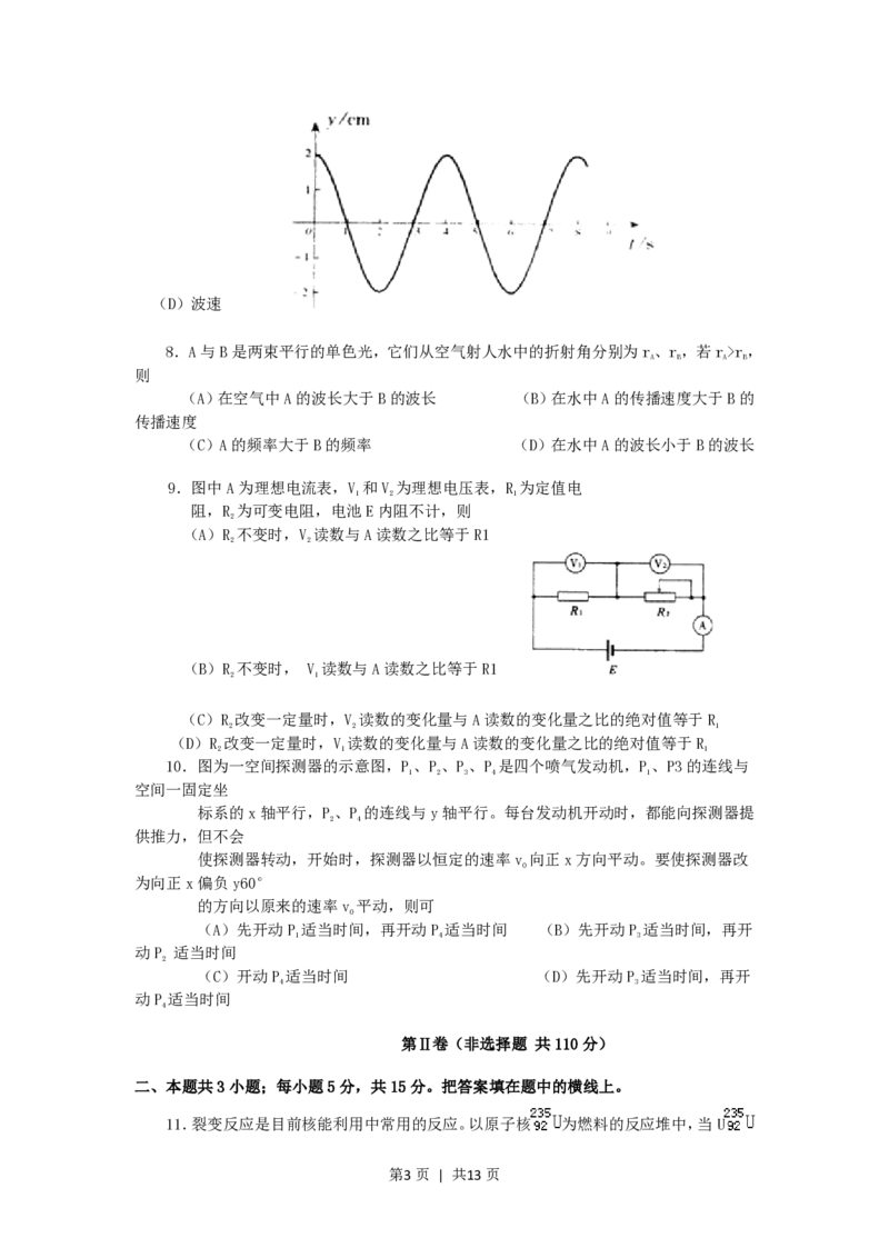 2000年广东高考物理真题及答案_zz20高中真题试卷_物理高考真题试卷_旧1990-2007&middot;高考物理真题_1990-2007&middot;高考物理真题&middot;PDF_广东