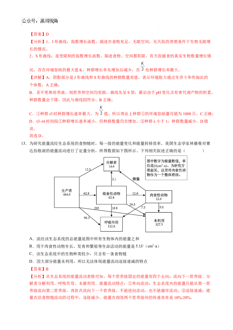 生物考前猜想卷02（全解全析）_2024-2025高三（6-6月题库）_2024年12月试卷_12072025届&ldquo;八省联考&rdquo;考前猜想卷_生物（16+5）-2025年1月&ldquo;八省联考&rdquo;考前猜想卷