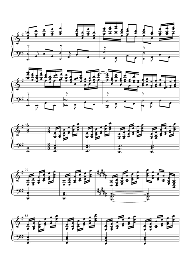 [幻想隐ね里][lunatic][6]_一万首著名钢琴曲谱哈农贝多芬合集视频教学电子版高清无水印可打印_05动漫游戏钢琴谱合集_日系东方Project钢琴谱全集_东方project钢琴谱