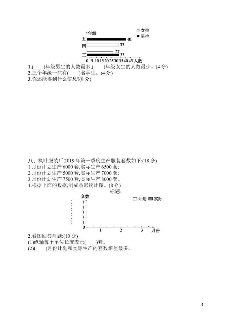 人教版四年级下册数学第9单元数学广角&mdash;鸡兔同笼-第8、9单元评价测试卷_小学1-6年级全部试卷_数学_四年级_3-9-4、小学四年级数学下册_3-9-4-2、练习题、作业、试题、试卷_人教版