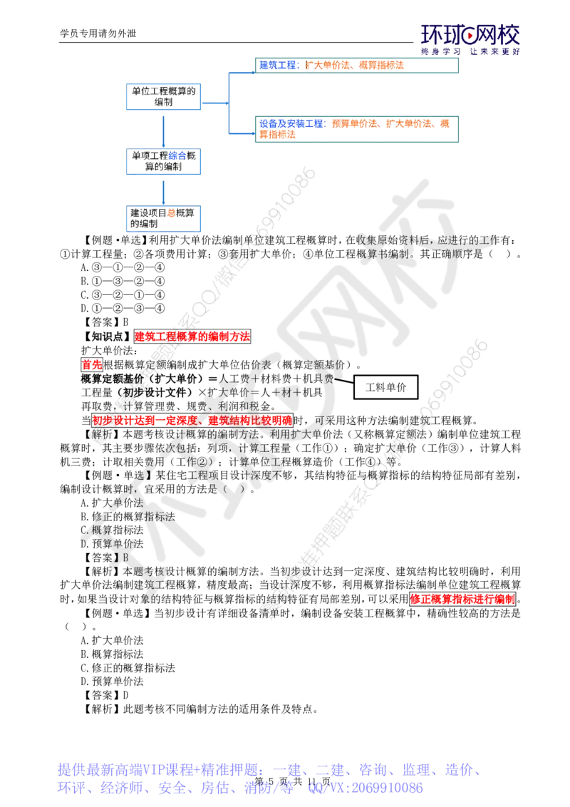 WM_第17讲投资：精题必练（四）_监理工程师_2025监理工程师_2025年监理工程师-各大机构_2025年监理-土建目标_机构1-HQ_02.精题必练-李.娜_讲义