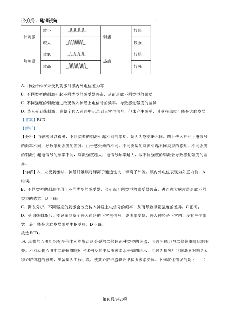 精品解析：江西省南昌市东湖区南昌市第二中学2024-2025学年高三上学期11月月考生物试题（解析版）_2024-2025高三（6-6月题库）_2024年12月试卷