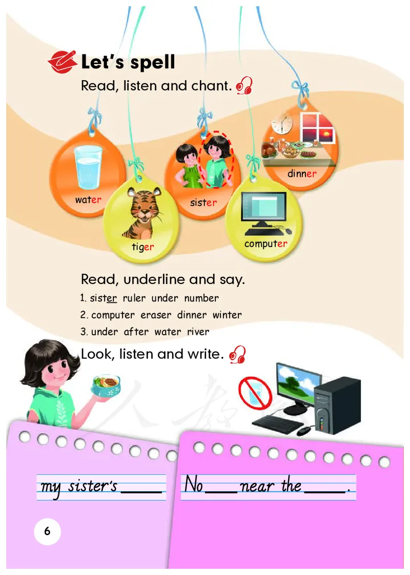 人教版（PEP）（三年级起点）（主编：吴欣）四年级下册英语PDF电子课本_小学1-6年级全部试卷_英语_四年级_3-9-6、小学四年级英语下册_3-9-6-3、电子教材、课本