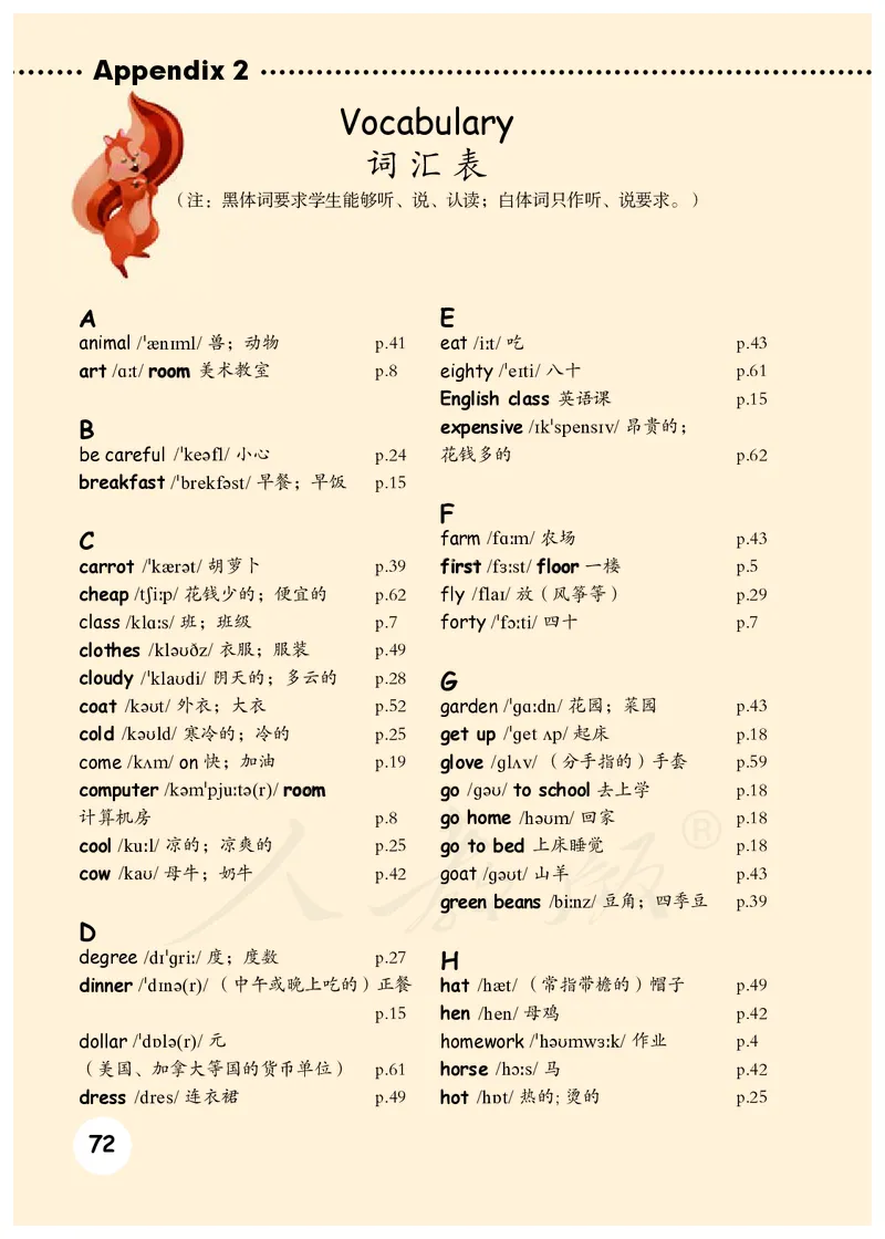 人教版（PEP）（三年级起点）（主编：吴欣）四年级下册英语PDF电子课本_小学1-6年级全部试卷_英语_四年级_3-9-6、小学四年级英语下册_3-9-6-3、电子教材、课本