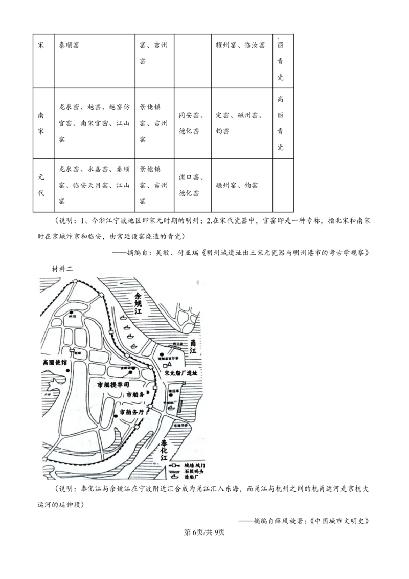 精品解析：山东省济南市第一中学2024-2025学年高三上学期10月月考历史试题（原卷版）_2024-2025高三（6-6月题库）_2024年11月试卷_1101山东省济南市第一中学2024-2025学年高三上学期10月月考