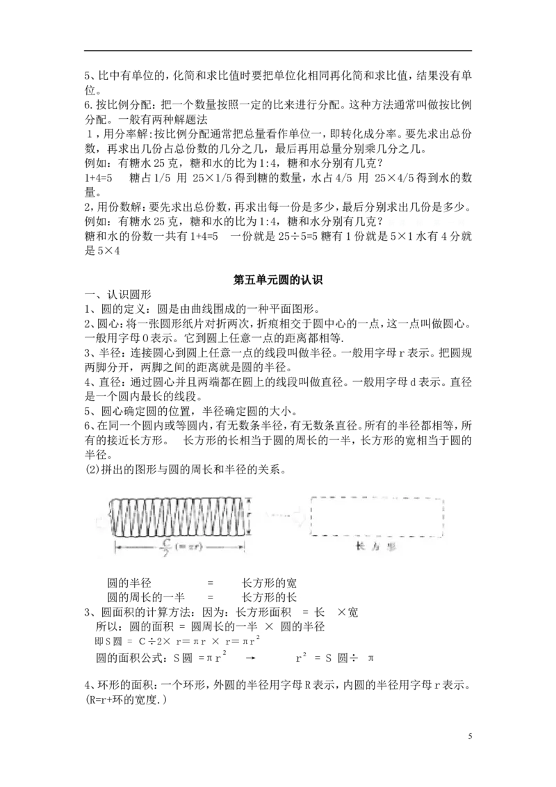人教版六年级数学上册知识点汇总_小学1-6年级全部试卷_数学_六年级_3-11-3、小学六年级数学上册_3-11-3-1、复习、知识点、归纳汇总_人教版