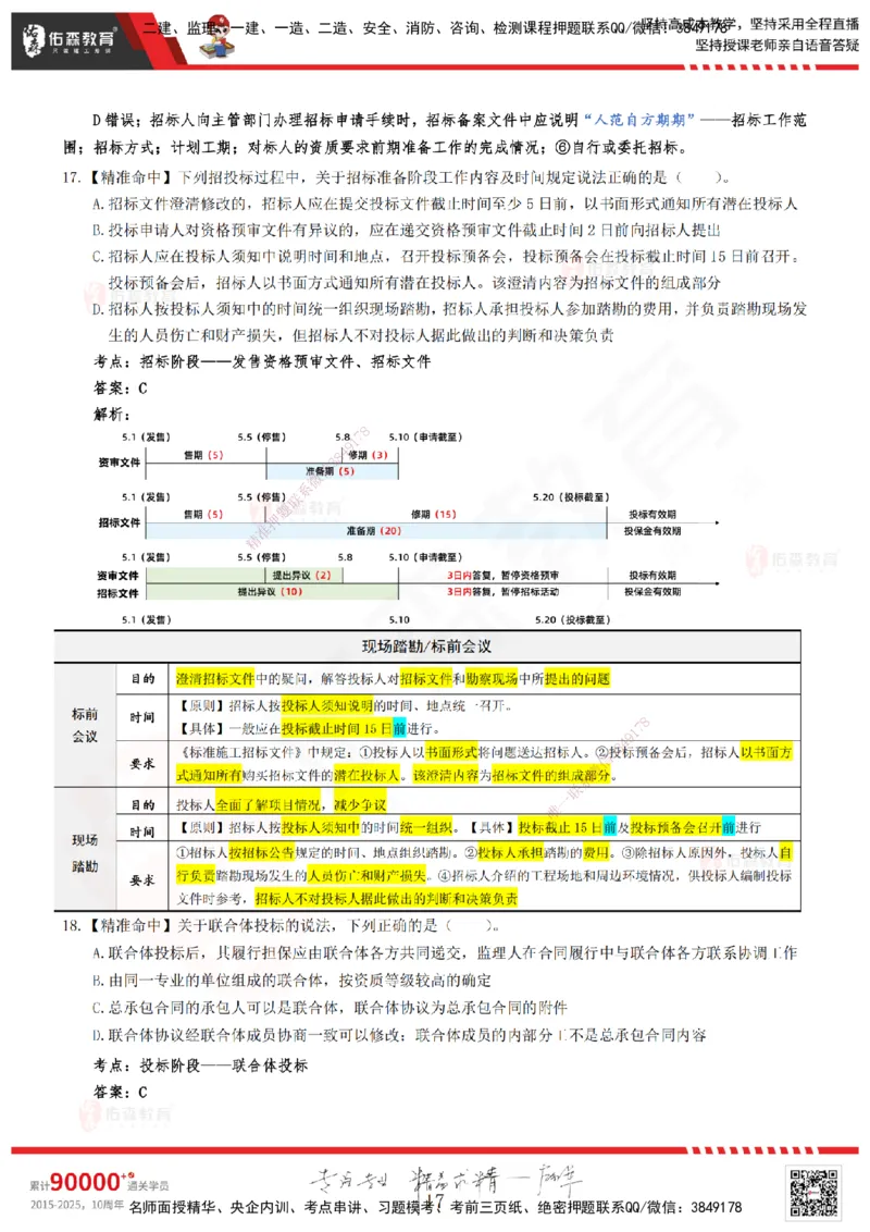 YS-监理合同-精准命中卷A-答案_监理工程师_2025监理工程师_2025年监理工程师SVIP_2025年监理合同管理SVIP_05-考前密训✿央企特训✿机构普押_18-合同《精准命中ABC卷》YS