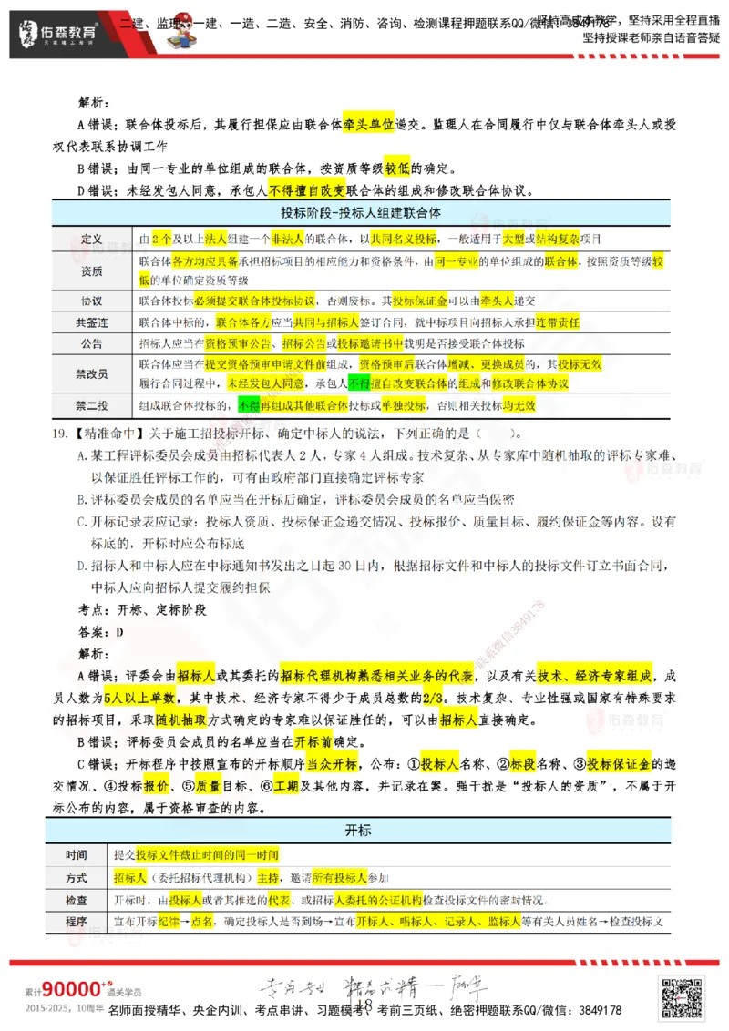 YS-监理合同-精准命中卷A-答案_监理工程师_2025监理工程师_2025年监理工程师SVIP_2025年监理合同管理SVIP_05-考前密训✿央企特训✿机构普押_18-合同《精准命中ABC卷》YS
