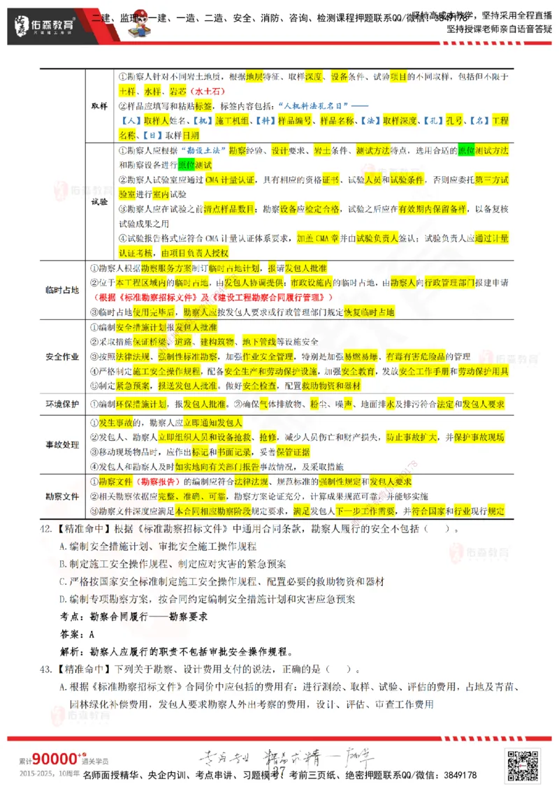 YS-监理合同-精准命中卷A-答案_监理工程师_2025监理工程师_2025年监理工程师SVIP_2025年监理合同管理SVIP_05-考前密训✿央企特训✿机构普押_18-合同《精准命中ABC卷》YS