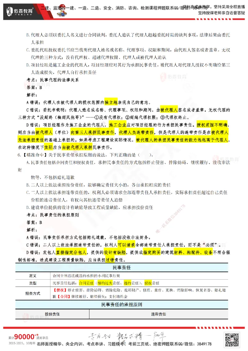 YS-监理合同-精准命中卷A-答案_监理工程师_2025监理工程师_2025年监理工程师SVIP_2025年监理合同管理SVIP_05-考前密训✿央企特训✿机构普押_18-合同《精准命中ABC卷》YS