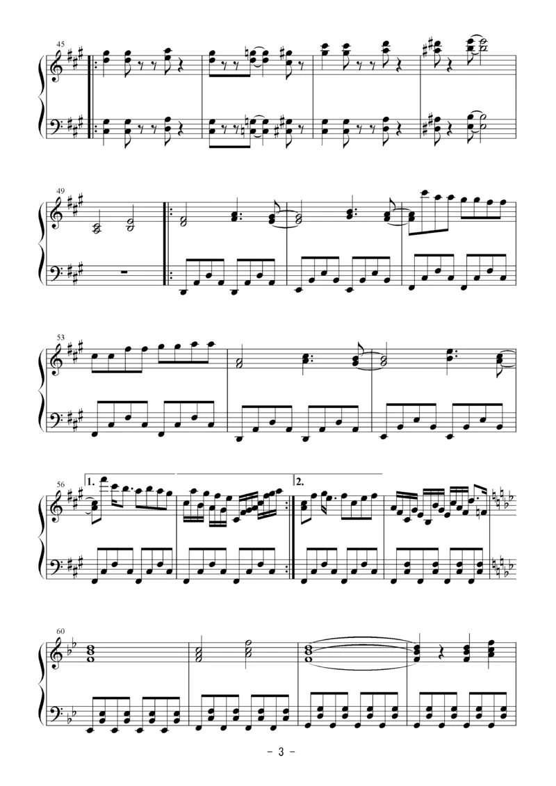 [Bosendorfer][normal][4]_一万首著名钢琴曲谱哈农贝多芬合集视频教学电子版高清无水印可打印_05动漫游戏钢琴谱合集_日系东方Project钢琴谱全集_东方project钢琴谱