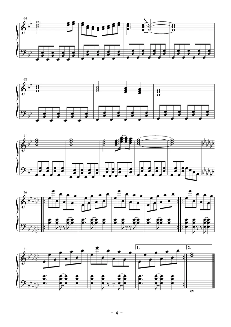 [Bosendorfer][normal][4]_一万首著名钢琴曲谱哈农贝多芬合集视频教学电子版高清无水印可打印_05动漫游戏钢琴谱合集_日系东方Project钢琴谱全集_东方project钢琴谱