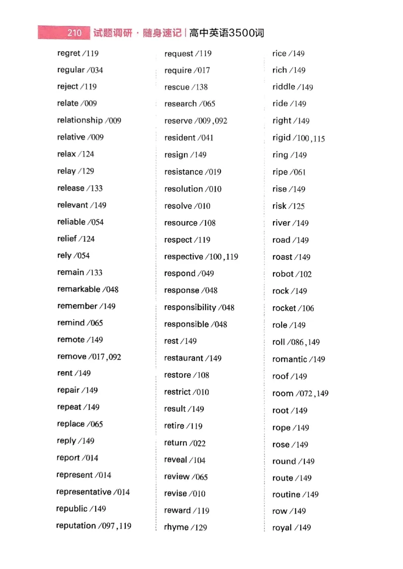 随身速记巧记英语3500词_2024-2025高三（6-6月题库）_2024年10月试卷_1027随身速记巧记英语3500词