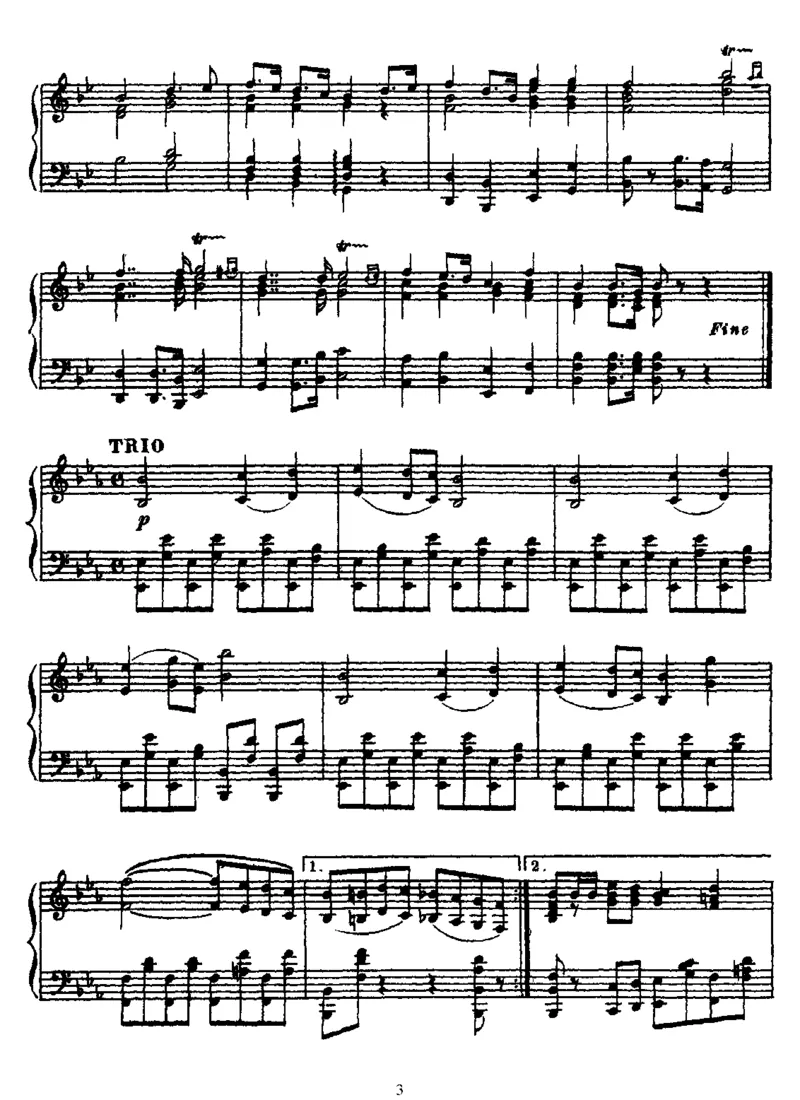 YurevskyRegimentMarch_一万首著名钢琴曲谱哈农贝多芬合集视频教学电子版高清无水印可打印_1古典钢琴知名音乐家谱_柴科夫斯基钢琴谱全集_其他